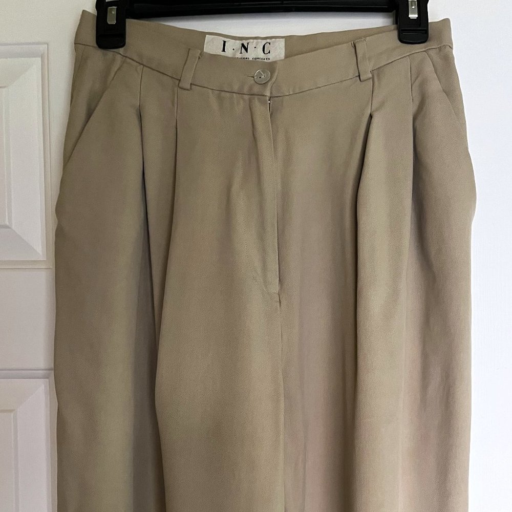 I.N.C Silk Wide Leg Pants size 8